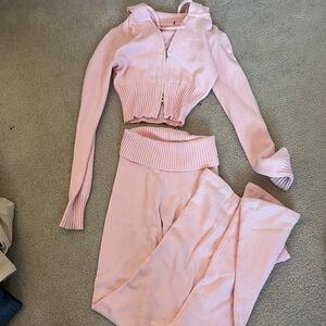 Edikted Pink Sweater Set